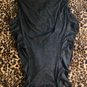 Black and grey mermaid tail skirt